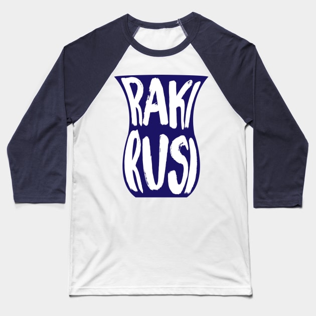 Raki Rusi Baseball T-Shirt by HustlemePite